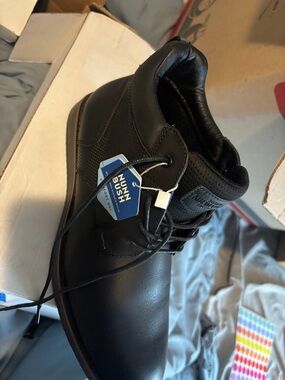 Nunn Bush Black Men's Lace-Up Work Boot